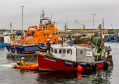 The Swan Dancer was towed to Burghead after losing power off the coast of Lossiemouth.