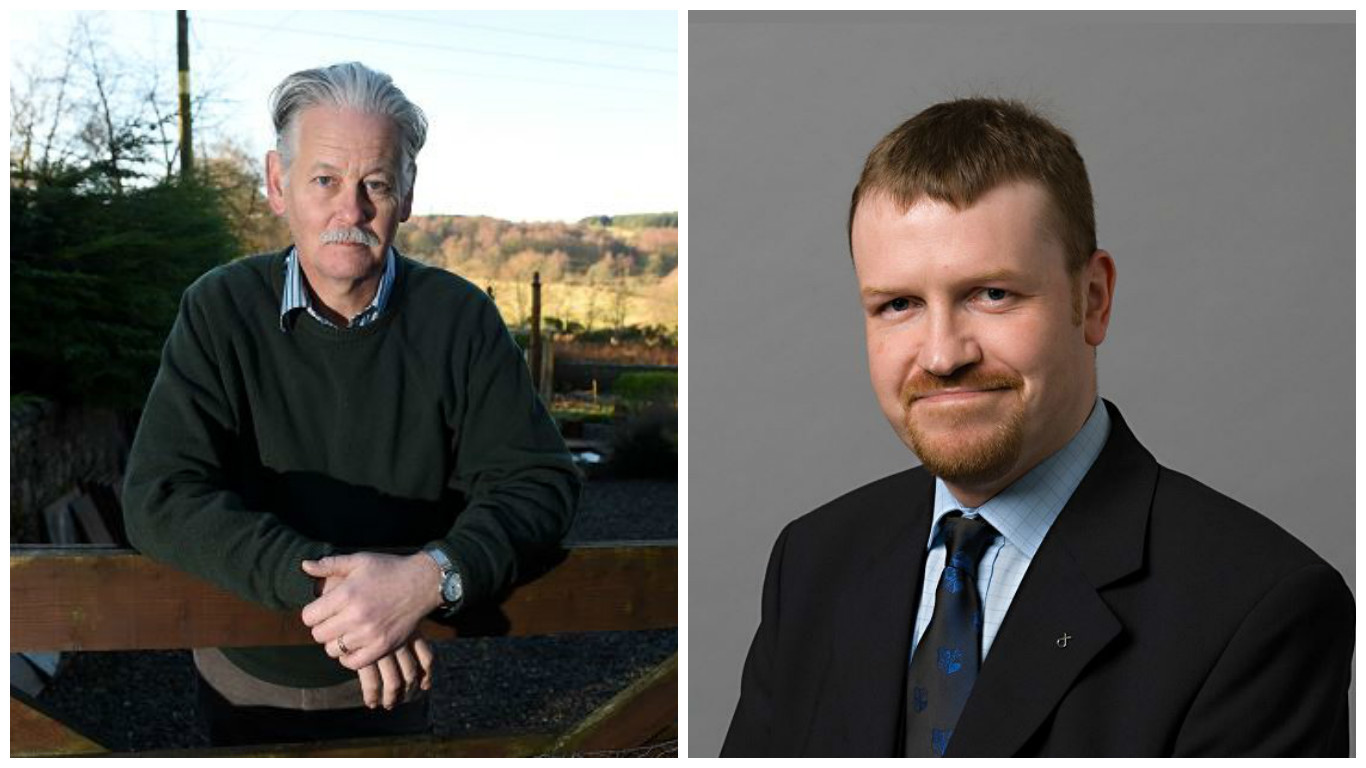 Councillors Peter Argyle (Lib Dem) and Stephen Smith (SNP)