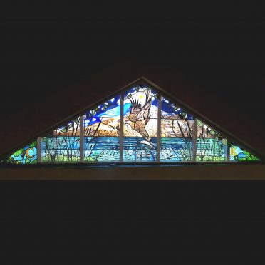 The stained glass window in Charles Kennedy's parish church that will be unveiled on the anniversary of his death