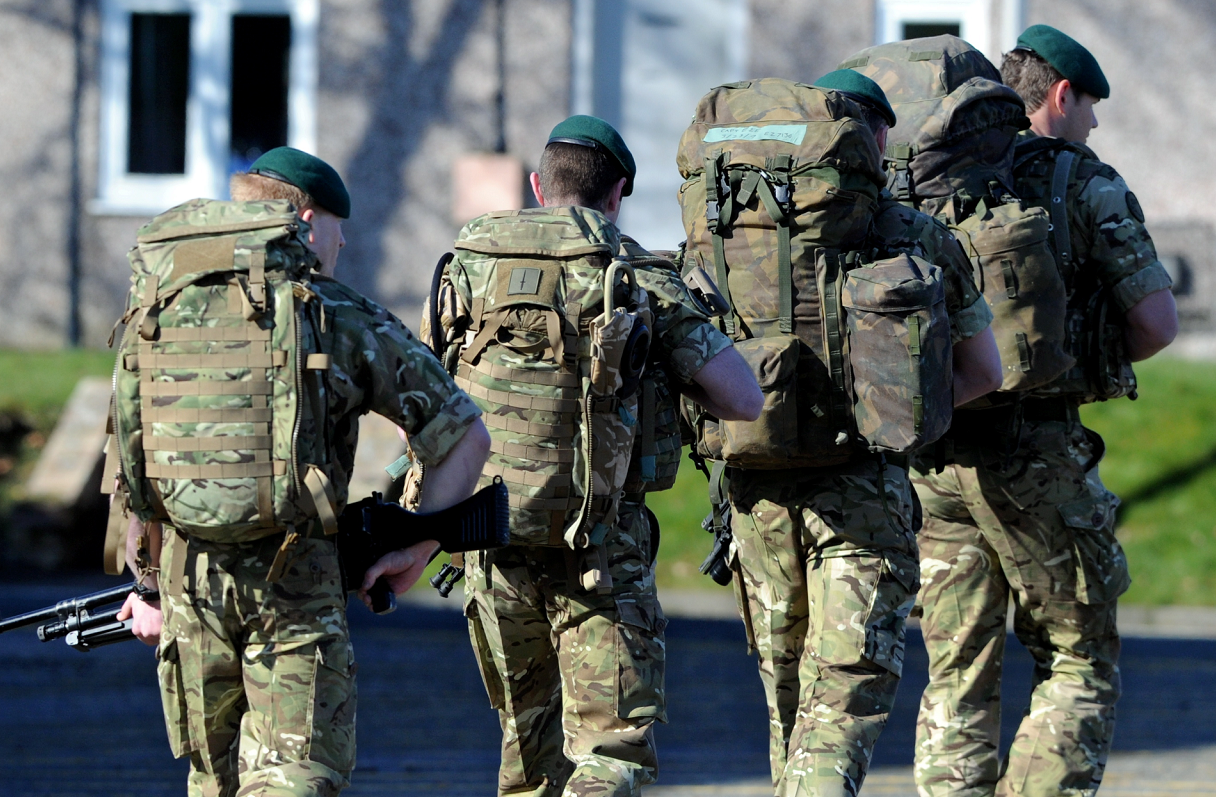 Thousands of military personnel are based in Moray.