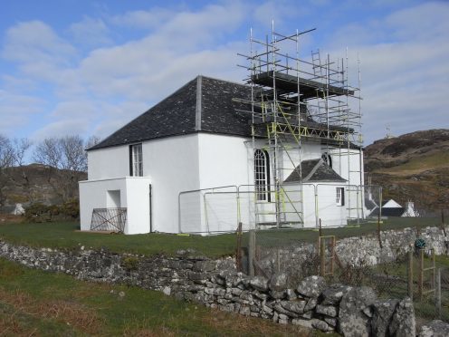 Parishioners at Colonsay and Oronsay Parish Church raised the funds themselves