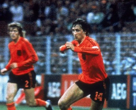 Ajax and Barcelona legend Johan Cruyff.