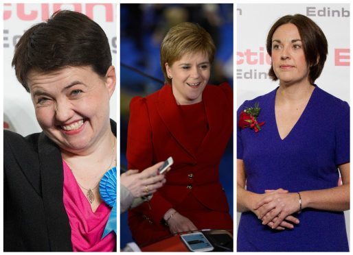 Davidson, Sturgeon and Dugdale have experienced very different nights