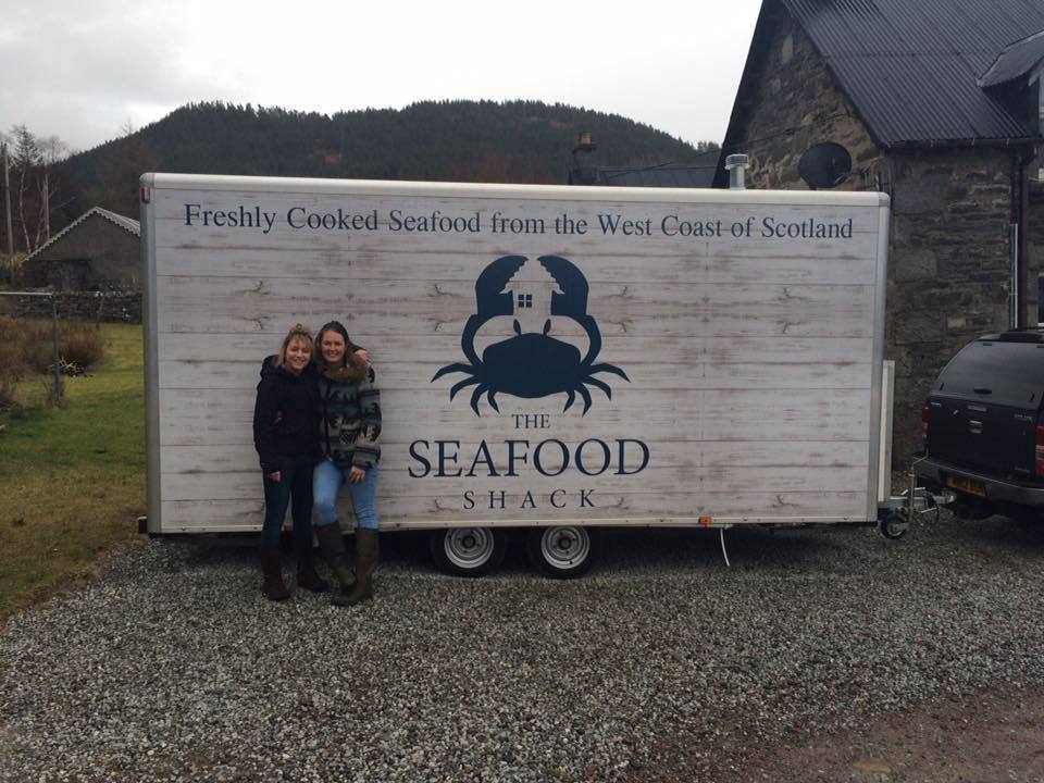 Fenella MacRae and Kirsty Scobie of the Seafood Shack.