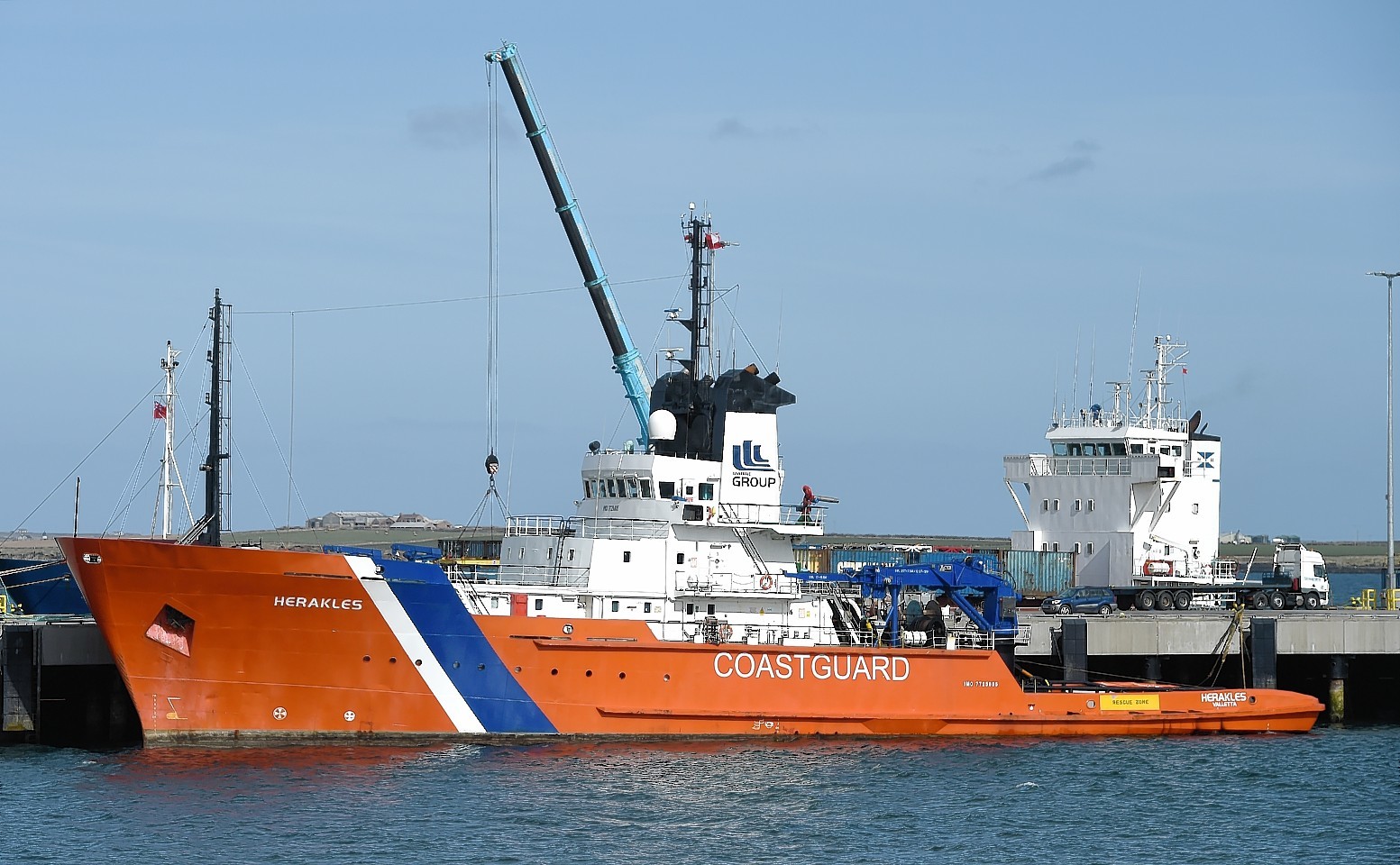 Herakles, based in Kirkwall, is the only emergency tug in north waters