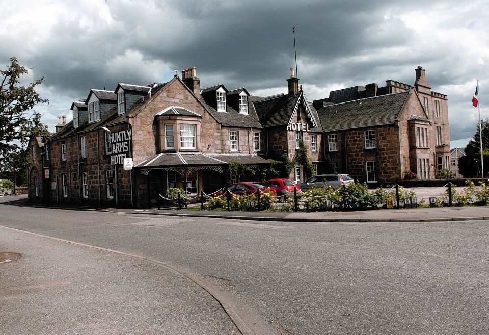 Huntly Arms Hotel, Aboyne.  Picture by Kevin Emslie