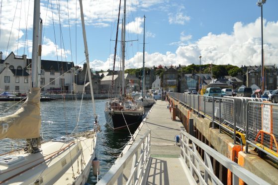 Lerwick Harbour on Shetland