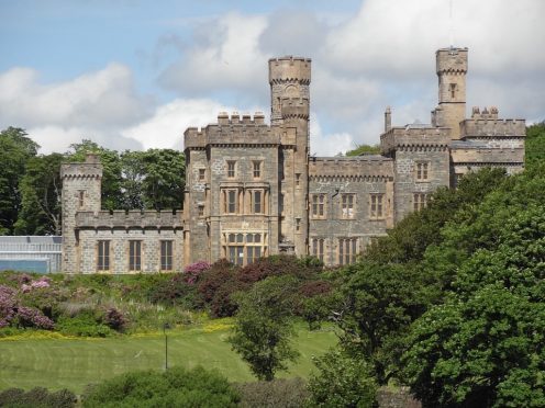 Lews Castle overlooks Stornoway.