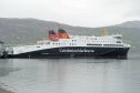 The MV Loch Seaforth berthed in Ullapool