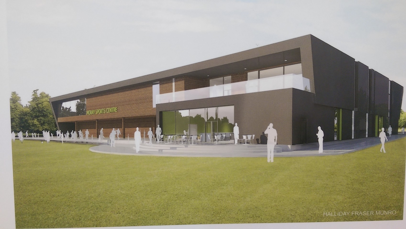 Artists impression of how Moray Sports Centre may look 