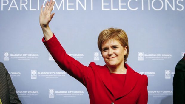Nicola Sturgeon has been returned as First Minister following a vote by MSPs