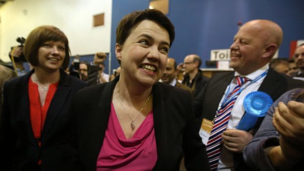 Ruth Davidson's Tories secured their best ever Holyrood result