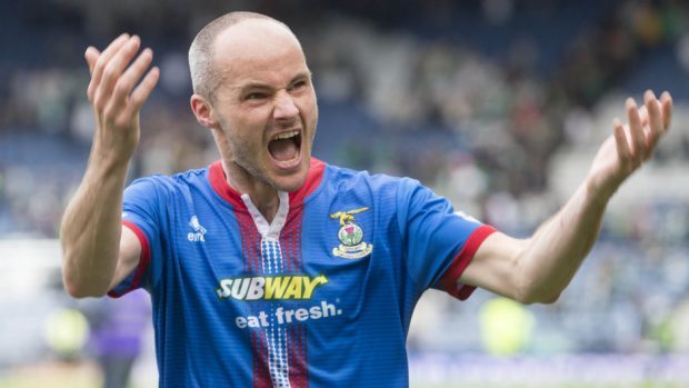 David Raven won the Scottish Cup with Inverness in 2015