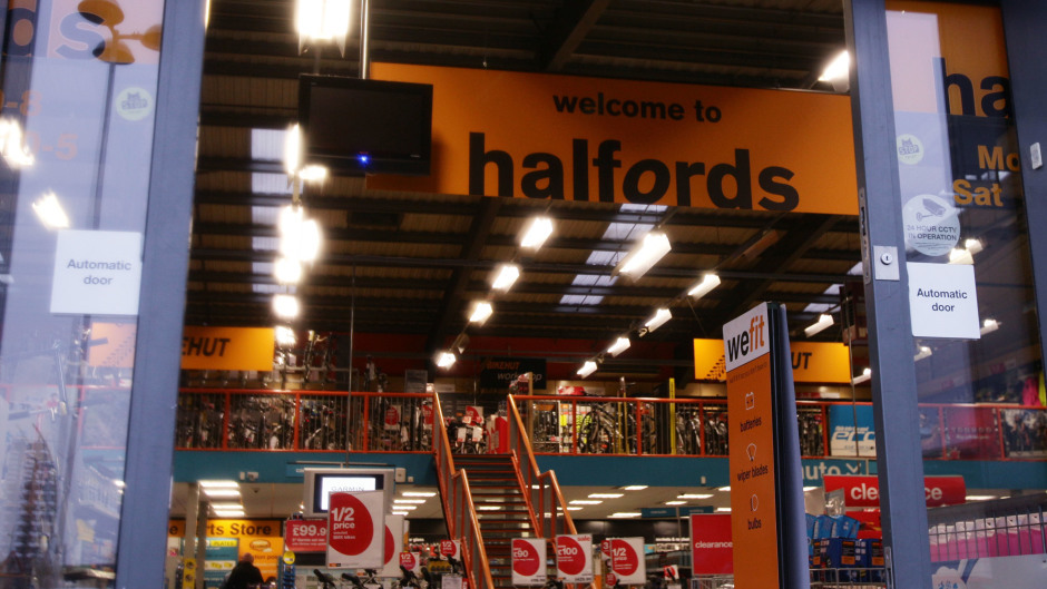 Halfords posts annual results on Wednesday