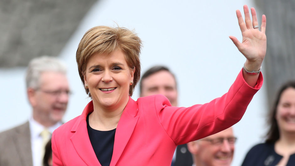 Nicola Sturgeon said 'there is an independence-supporting majority in the Scottish Parliament if you take the SNPs and the Greens'
