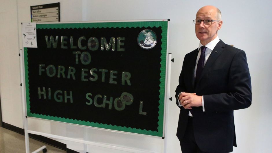 New Education Secretary John Swinney  has been criticised by Ross Thomson MSP