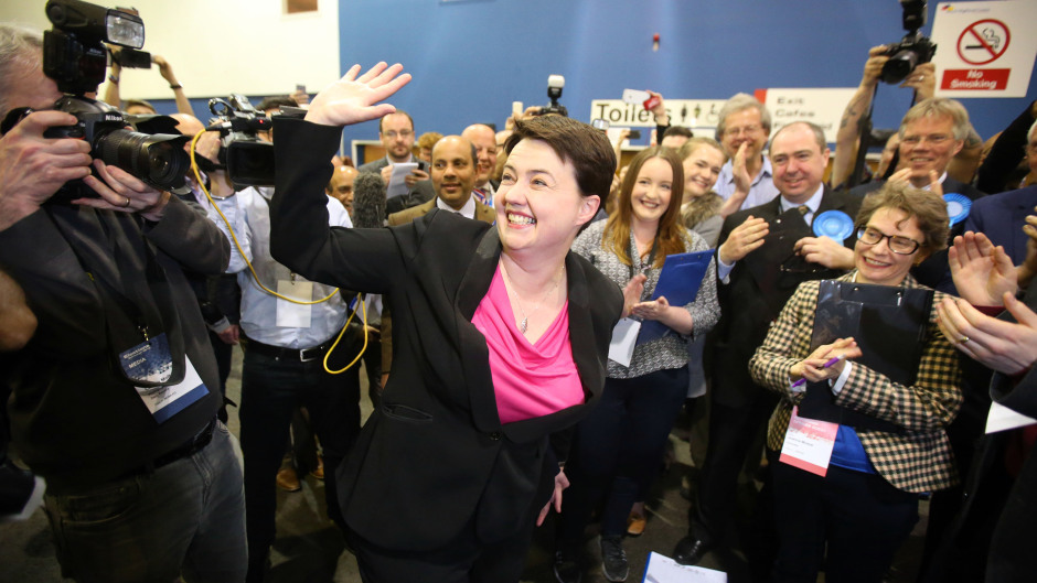 Scottish Conservative leader Ruth Davidson took the Tories from fourth to first in Edinburgh Central