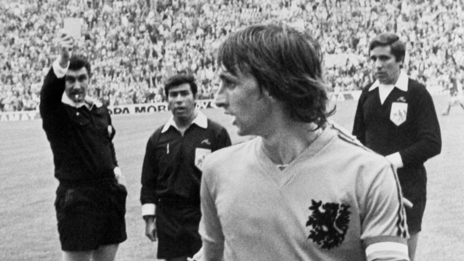 Holland captain Johan Cruyff was a star of the 1974 World Cup