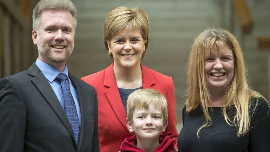 The Brain family met with First Minister Nicola Sturgeon in Edinburgh to discuss their case