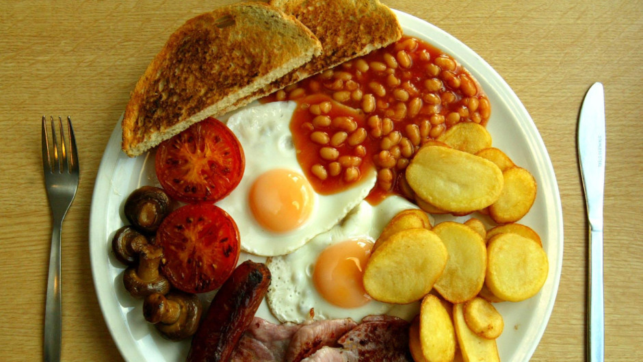 A full English breakfast 