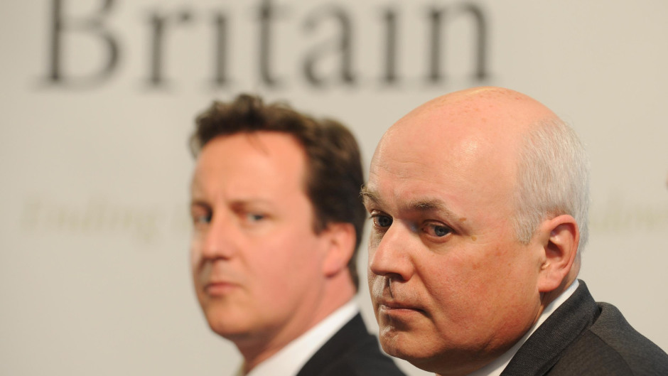 David Cameron and Iain Duncan Smith are at loggerheads over the EU referendum