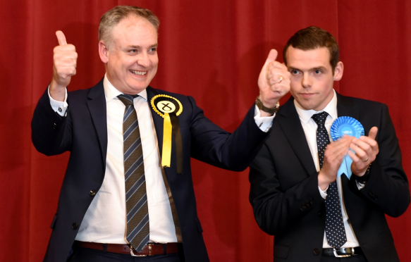 Richard Lochhead beat Douglas Ross to be Moray MSP with a significantly reduced majority.