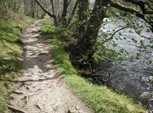 The existing footpath alongside the River Nevis is too narrow, frequently muddy and roots create barriers for elderly and less mobile users