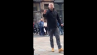 Homophobic street preacher in Glasgow