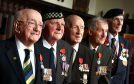 World War II heroes at Aberdeen's Town House yesterday. Picture by Kevin Emslie.