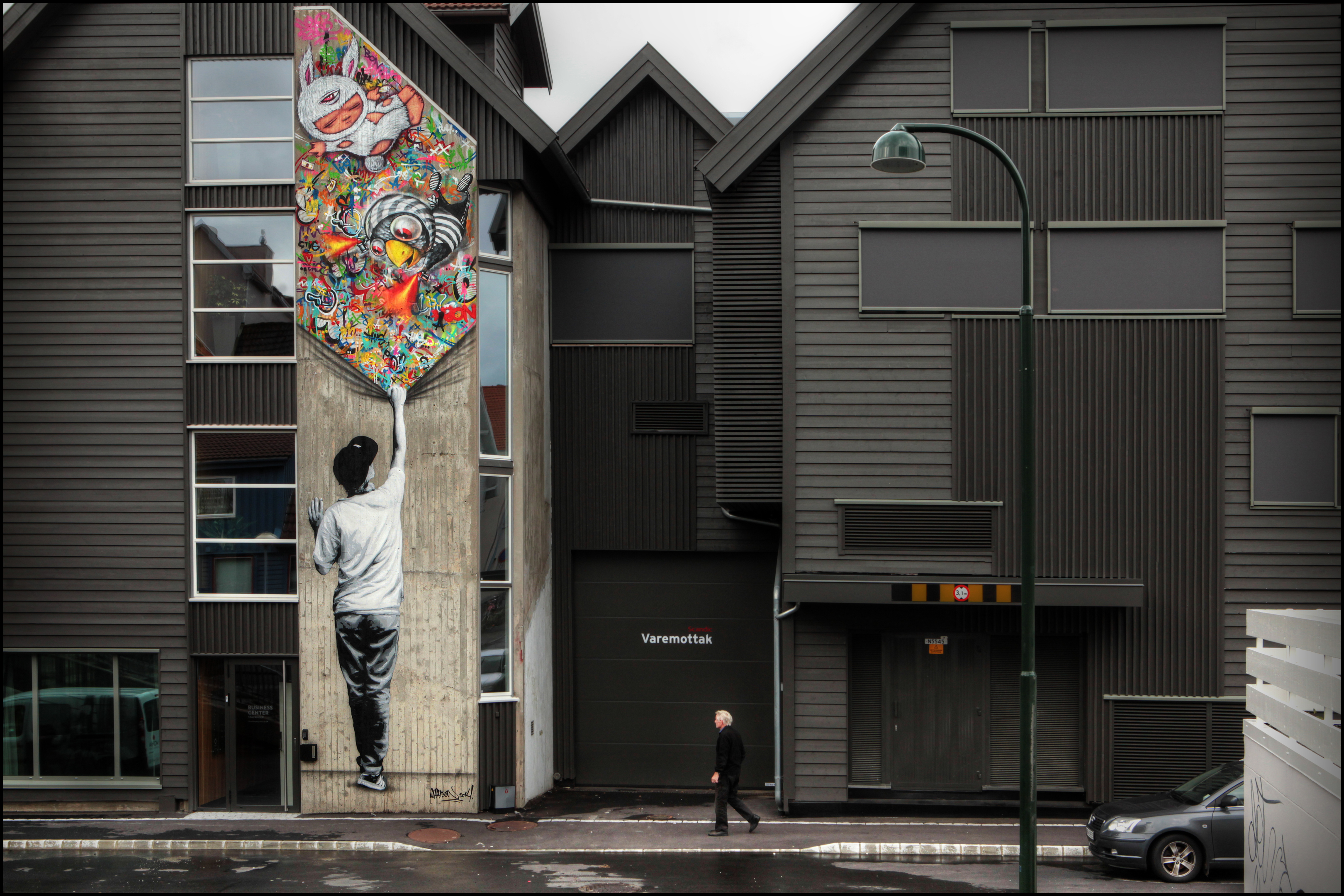 A scene from Nuart in 2014. (Picture: Ian Cox)