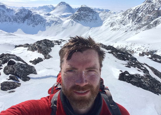 Luke Robertson was the first Scot to complete and unaided solo expedition to the South Pole