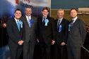 (L-R) Conservatives Ross Thomson, Alex Johnstone, Alexander Burnett, Peter Chapman and Liam Kerr issued a joint statement (Picture: Kenny Elrick)