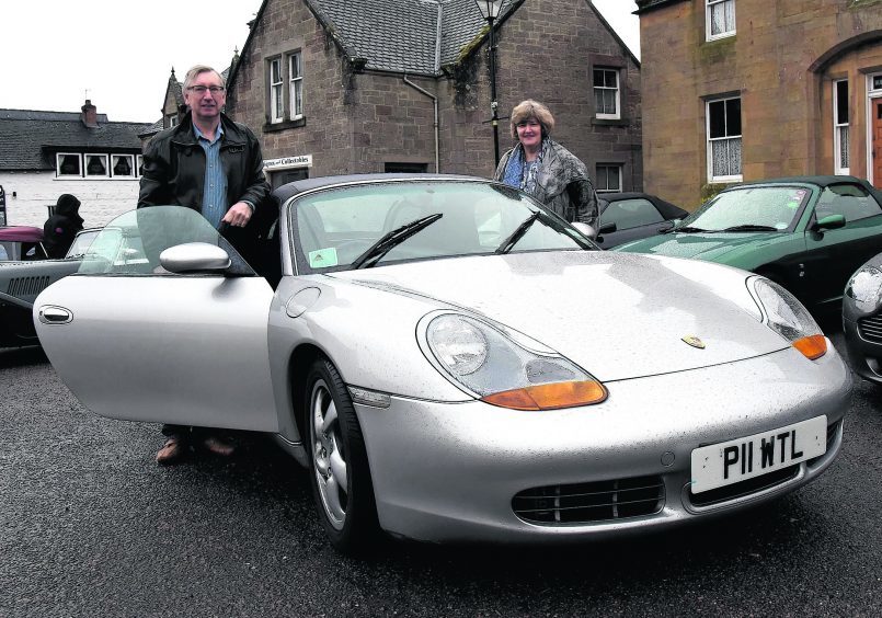 Ian Lochhead with his Porsche Boxter S
