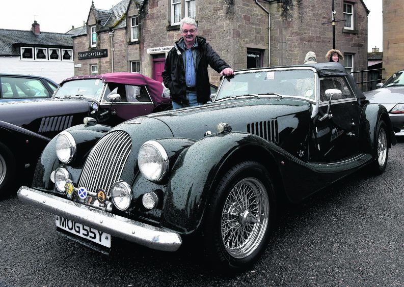 Iain Rogers with his 2007 Morgan Plus Four.