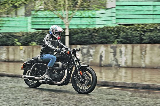 Matt Kimberley aboard the 2016 Harley-Davidson Roadster (James A. Grant/Harley-Davidson)