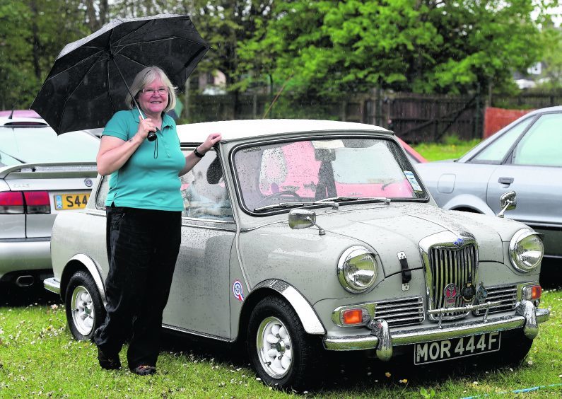 Norma Watson, Dunfermilne with her 1968 Riley Elf.