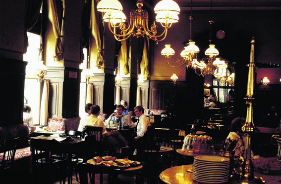 Entering Café Sperl is like stepping back in time