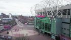 The view of Old Trafford from Hotel Football