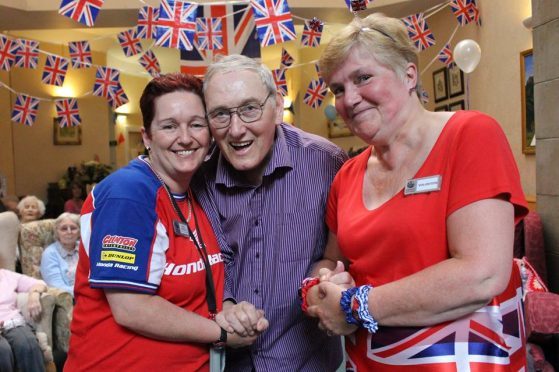 L-R Fiona Simpson, Jimmy McLean, Margaret Evans