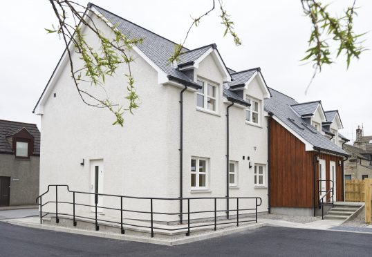 One of Albyn Housing's new flats in Grantown on Spey.