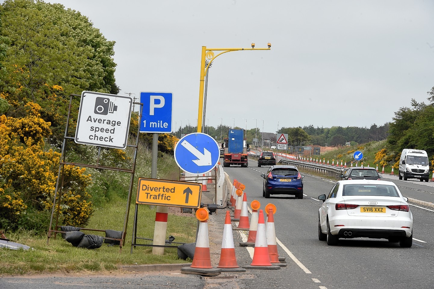 Average speed cameras are already in place on the A90 Aberdeen to Ellon road