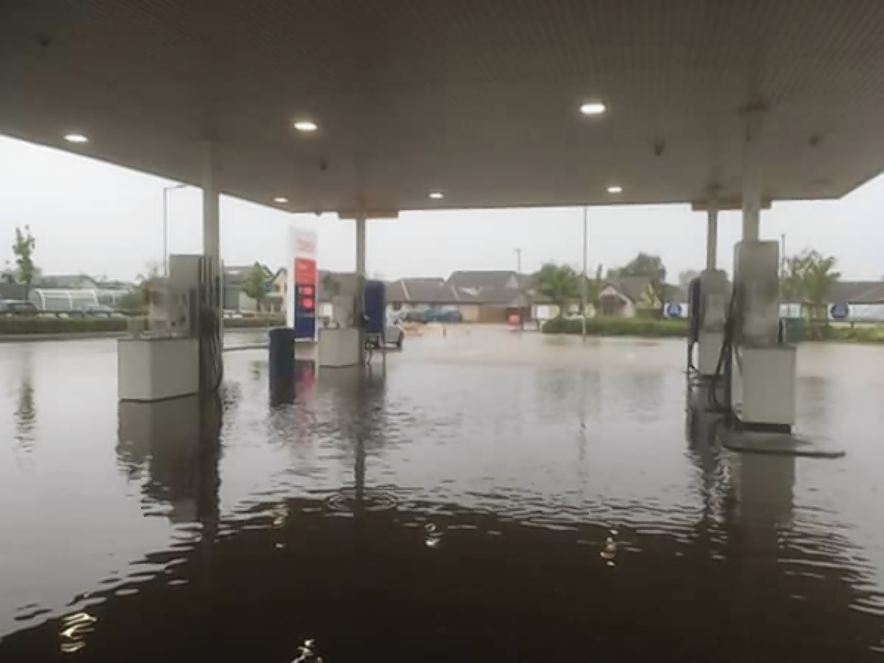 Flooding in Buckie