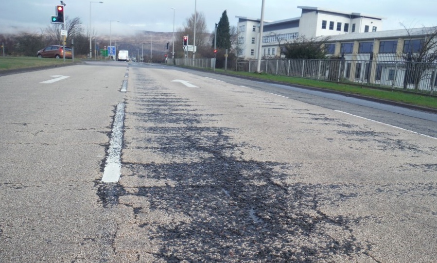 Caol junction, which is one of the sections of the A830 due to be resurfaced this month