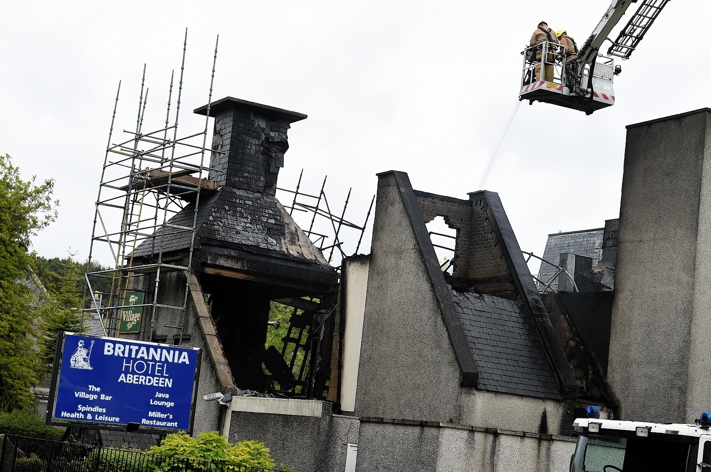 The Britannia Hotel, Bucksburn. Pictures and video by Kenny Elrick. 