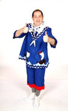 Ross Allan as Smee in a previous pantomime