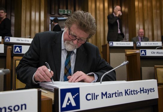 Former council co-leader Martin Kitts-Hayes