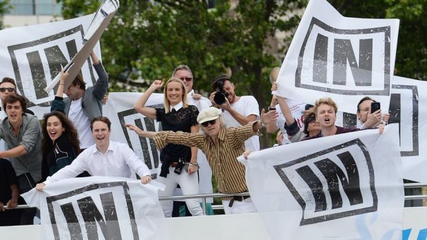 Bob Geldof on deck for the pro-EU demo.