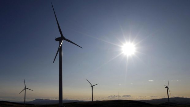 The new wind farm in Dumfries and Galloway will supply Nestle