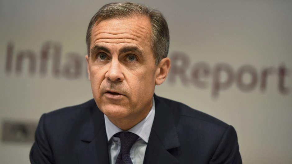 Governor of the Bank of England Mark Carney