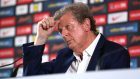 Former England manager Roy Hodgson during a press conference in Chantilly